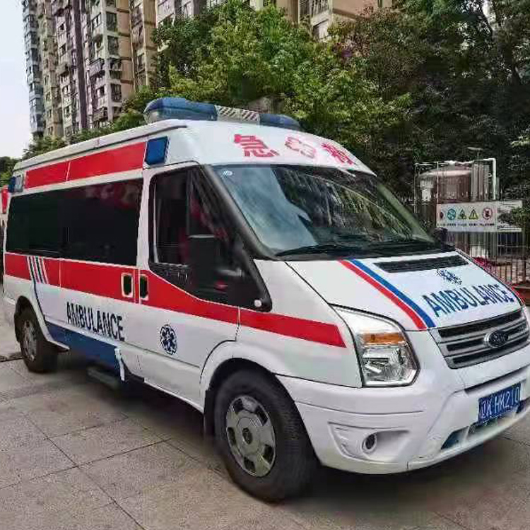 丹棱长途救护车护送病人返乡